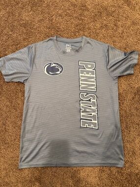 Pro Edge Penn State Gray Short Sleeve Performance Tee
